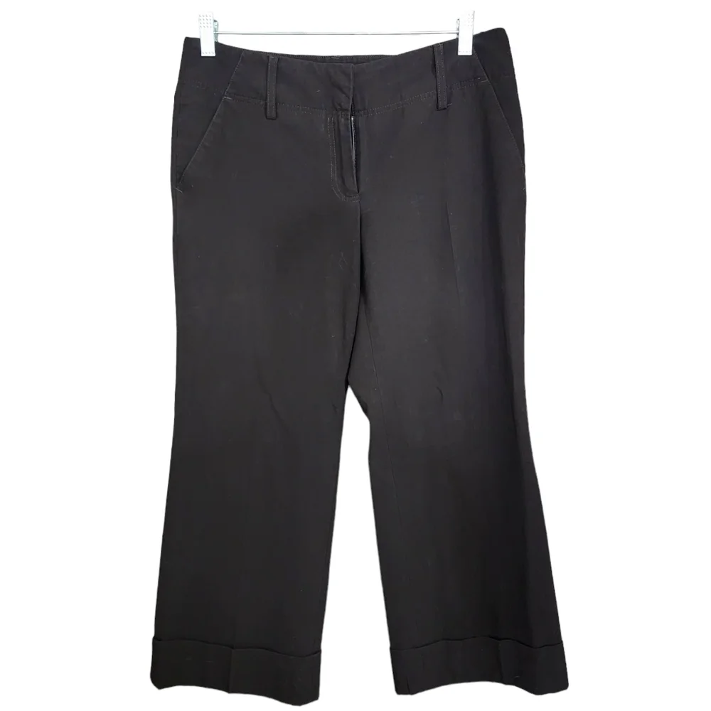 Michael Kors Cropped Cuffed Brown Trousers - 6